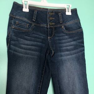 blue spice padded jeans
